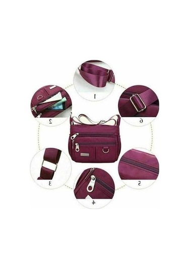 Tongxida Bosphorusboutique Omuz Mor Mor Messenger Mcrtrade Geçirmez Duş Çapraz Çanta Bayan Al Mor Mor