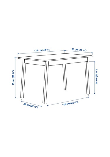 Mutfak Masası Takımı, Açık Kahverengi-beyaz, 4 Sandalyeli beyaz