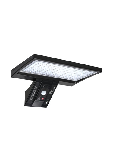 Xindoker Güneş Enerjili Duvar Lambası, Pır Hareket Sensörlü, 4 Modlu Ayar, 104 Led Işık 3000k-6000k , Ip65 Su Geçirmez, 5200mah Pil, Type-c Şarj, Kumanda İle Kontrol Edilebilir Siyah