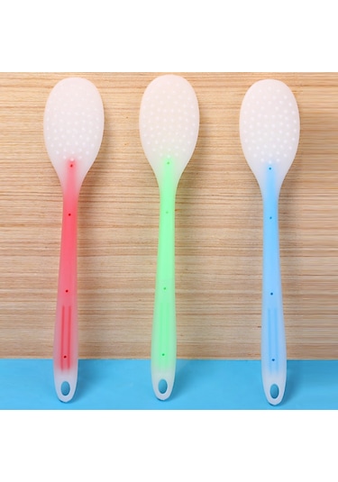 Meridian Puanları Gua Sha Sha Pating Board Silikon Palmiye Masaj Whacker, Boyut:mavi 38cm Diğer Çok Renkli