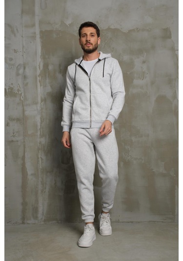 Mysport Erkek 5016 Eşofman Takımı Kar Melanj