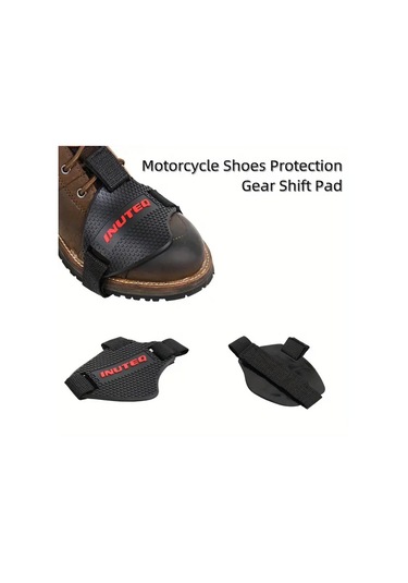 Awesomestore Inuted Motosiklet Vites Pedalı - Kaymaz, Ayarlanabilir Kılıf, Dayanıklı Pvc, Kırmızı, Yıkanabilir, Konforlu Kırmızı