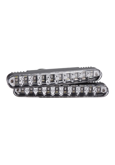 Dofolink 30 Led Gündüz Çalışma Lambası - Beyaz Ana Işık, Sarı Yön Belirti Fonksiyonu, Ip65 Su Geçirmez, 12v Dc Diğer