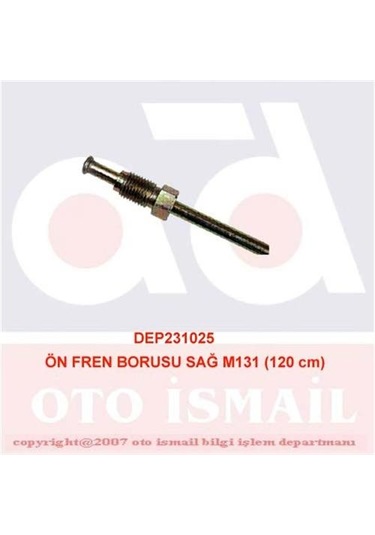Depar Ön Fren Borusu Sağ M131 120 Cm IS00-DEPAR 1025