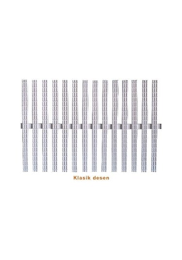 15 CM Klasik Desen Havuz Taşma Izgarası Tek Geçme