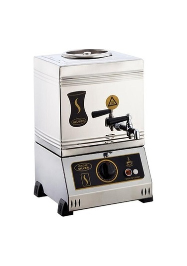 Işıkgaz Silverinox 15 Lik Elektrikli 10 Litre 1 Demlikli Çay Kazanı-82480