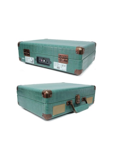 Pikap Suitcase Cr Series Yeşil Elektronik Bluetooth Hoparlör Plakçalar Cw002-dg