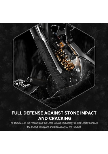 Ximistore9 Enlee Dağ Bisikleti Çerçeve Koruyucu Silikon 3m Yapışkanlı Çarpma Ve Su Geçirmez Koruma Bandı