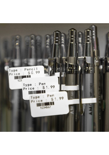 Wezone Pet Mat Srebrni Etiket Kağıdı 14x53mm - B18 Etiket Makinesi İçin Uygun, Isı Transferli Mücevher Etiketleri