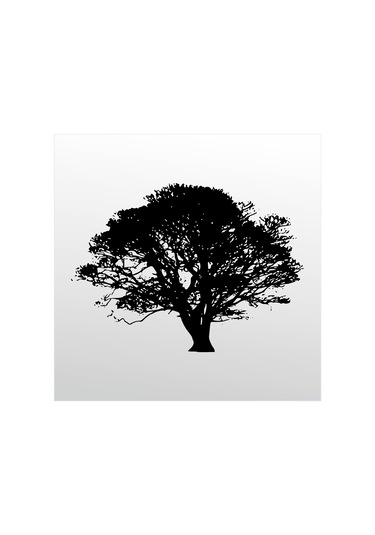 Folyo Sticker Ağaç Adkpquy114 200cm Uzunluk Siyah