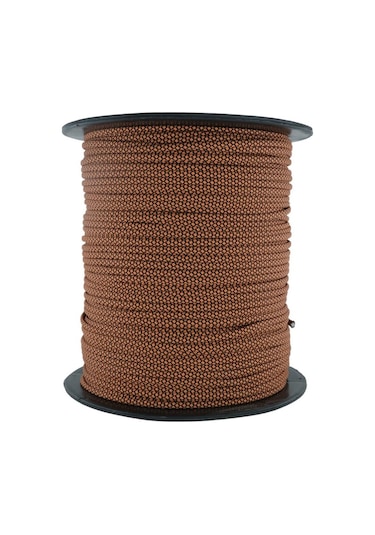 Mg Ropes Paracord İp 4 Mm Turuncu Siyah Desenli Renk No:57 10 Metre Çok Renkli