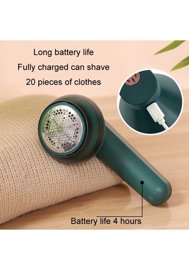 Usb Şarj Edilebilir Ev Saç Topu Düzeltici Tüy Giderici Beyaz Beyaz