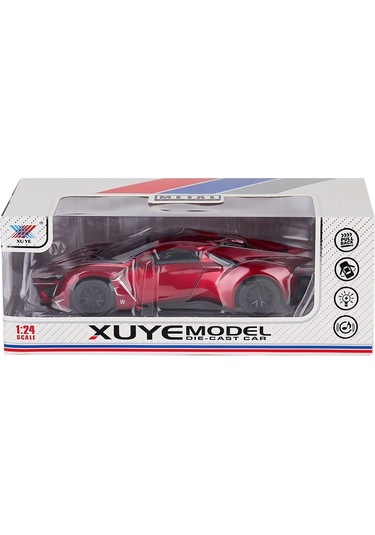 K240a11 Metal Çek Bırak Işıklı Ve Müzikli Araba -canem Oyuncak Çok Renkli