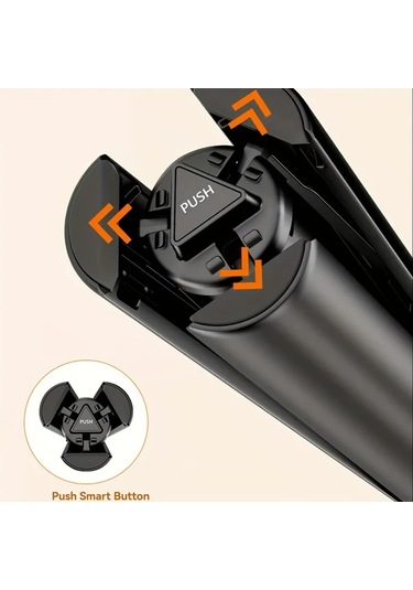 Fochsia Siyah 7 Bölmeli 360 Derece Hareketli Hafif Alüminyum Tripod Seyahat Fotoğraf Için Siyah