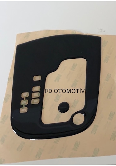 Renault Fluence Otomatik Vites Çerçevesi Kaplama Parlak Siyah