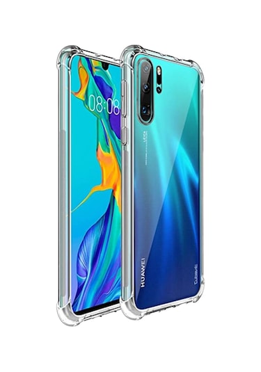 Huawei P30 Shockproof Ultra Koruyucu Seffaf Sert Silikon Kapak 455935746