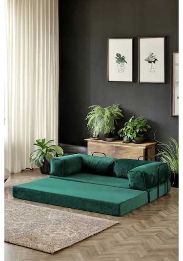 Mobetto Legoom Açılır Kanepe Yatak Olabilen, Aktivite Koltuğu - Yeşil