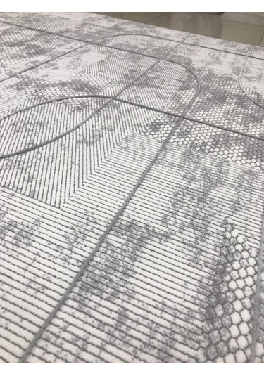 Merinos Halı Ritim 73339 095 Serisi Salon Oturma Yatak Odası Halısı Gri