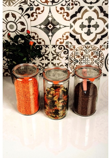 Weck 1590 Ml Silindir Kavanoz Set 3 Adet 974