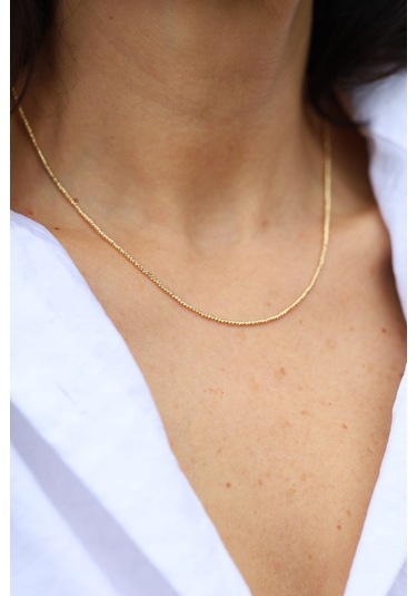 Yenigün Kuyumculuk 14 Ayar Altın Mini Dorika Dizisi Kolye Kly17114