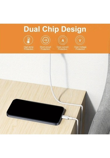 Fastbuy Dream011 2x Usb-c 40w Hızlı Şarj + 2x 1m Kablo, İphone 15/16/pro Max/ipad, Samsung S24/s23 Uyumlu, Beyaz