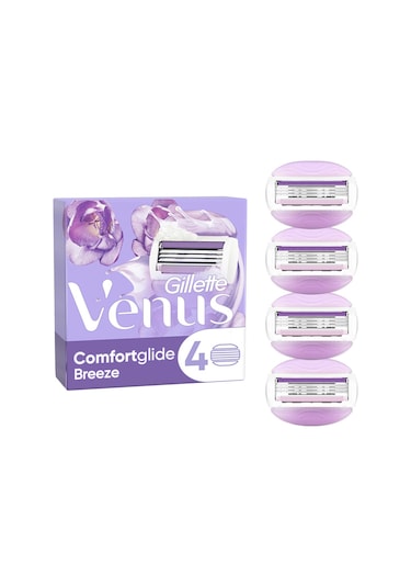 Gillette Venus Comfortglide Breeze Yedek Tıraş Bıçağı 4'lü