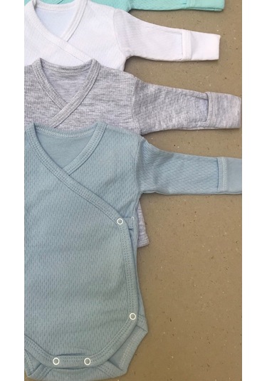 Özdemirlitekstil Bebelino Çıtçıtlı Badi Kruvaze (5 Li Paket) (456376188) Çok Renkli