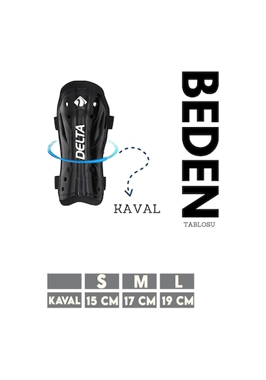 Delta- Çift Cırtlı 10 Çift Tekmelik Futbol Tekmeliği Futbolcu Kaval Koruyucu