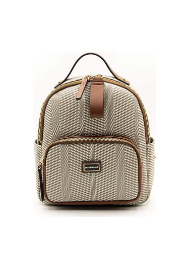 Silver Polo Unisex Sırt Çanta 1130 Bej - Taba