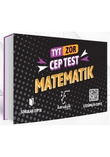 TYT Zor Matematik Cep Test -  Karekök Eğitim Yayın