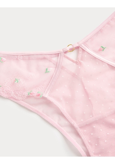 Marks & Spencer İşlemeli Miami Külot Pembe