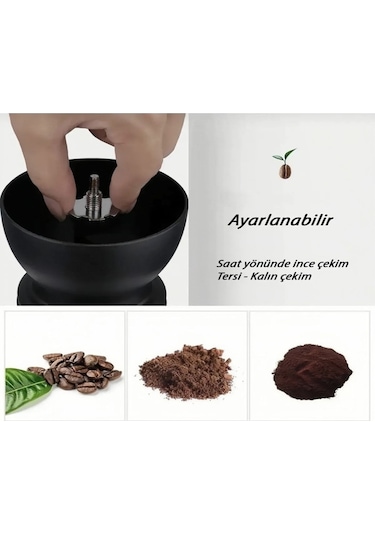 Hitfoni Kahve Öğütücü Değirmen Seti Filtre Kahve & Espresso