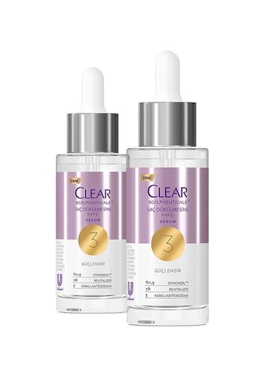 Clear Scalpceuticals Saç Bakım Serumu Saç Dökülmesine Karşı 45 Ml X2