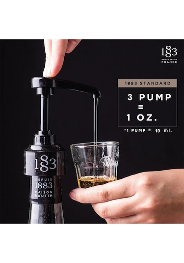 10 Ml-8/10 Ml Şurup Pompası Meyve Suyu Şişesi Dağıtıcı Siyah Sıvı Dağıtıcı 1883 Monin Şurubu Ev Mutfak Bar Cafe Aksesuarları