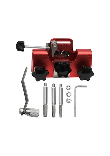 Youtek "pratik Zincirli Testere Bileme Aparatı - 3 Taşlı Portatif Ve Hafif Tüm Testereler İçin"