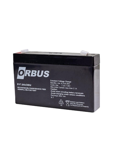 Pilsan Pedallı Araba Aküsü 6Volt7 Amper Kuru Akü Taze Yeni Üretim