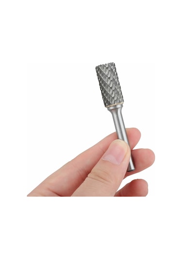 Hallow 1/4" Çift Kesim Tungsten Karbür Döner Çapak Temizleyici 5 Adet