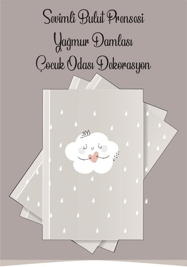 Sevimli Bulut  Prensesi ve Yağmur Damlası