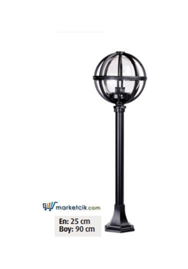 90X25 20 Lik Şeffaf Gloplu Meridyen Model Park Bahçe Aydınlatma (547729887)