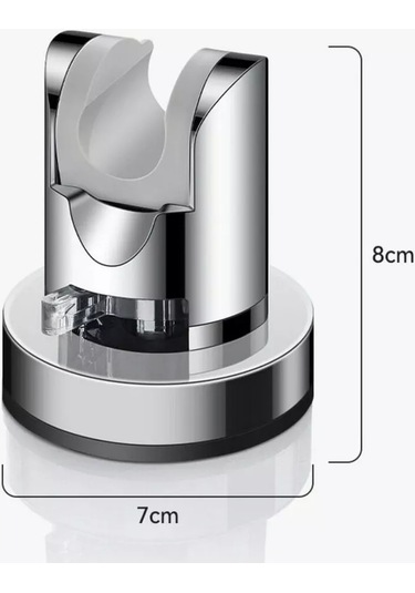 Megaplane Mükemmel Tutuş İçin Ayarlanabilir Vantuzlu Krom Duş Başlığı. This Has Been Translated As Closely To The Lite Krom