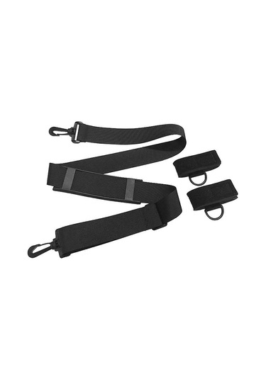 Geeksen Balıkçılık Kamçı Taşıma Kiti: Kaymazlı Polyester Nişasta + 2 Sabitleyici Kayış, El Boşaltıcı Dış Mekan Araçları