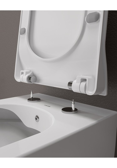 Creavit Elegant Duroplast Yavaş Kapanan Klozet Kapağı KC1103.01.0000E