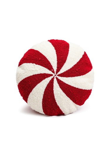 Hangfox Noel Temalı Yuvarlak Yastık - Koltuk, Araba, Yatak İçin Yumuşak Dolu, İç Çizgili Dekoratif Kumaş, Ins Stilinde Baskılı Kırlent Diğer