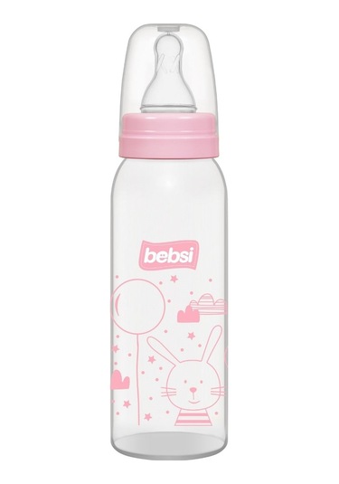 Bebsi PP Biberon 250 ml - Pembe