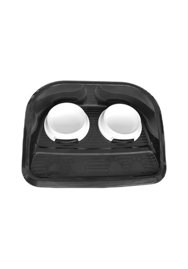 Markapet Servis Tepsili Plastik İkili Kedi Köpek Mama Su Kabı 35 x 46 CM