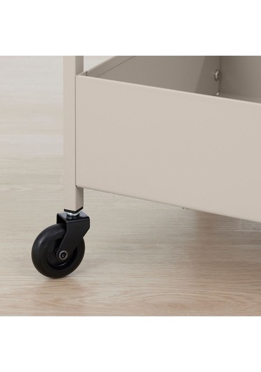 Nıssafors Banyo Düzenleyici, Banyo Servis Arabası, Bej, 50,5x30x83 Cm Bej