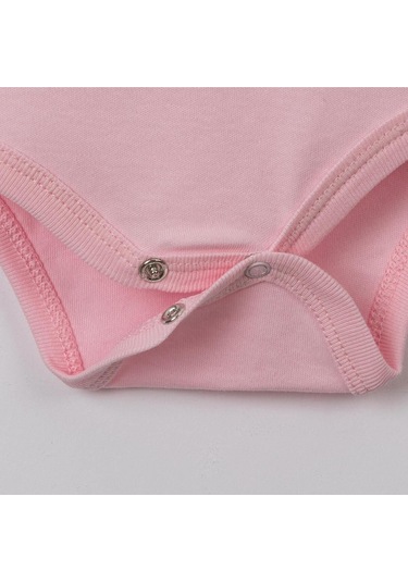 Ördekli Uzun Kol Body Set Pembe