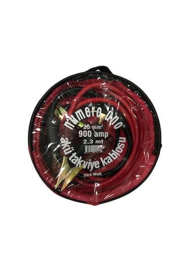 Numereuno Akü Takviye Kablosu 25Mm 900 Amper 2.3 Metre Çantalı / 504599491