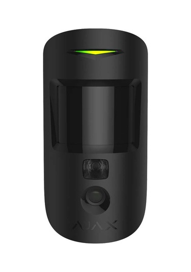Ajax MotionCam Resim Çekme Özellikli Kameralı Kablosuz PIR Hareket Dedektörü Siyah Hub 2