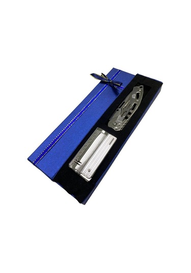 Benzinli Muhtar Model Çakmak Ve Çakı Kombini 709107